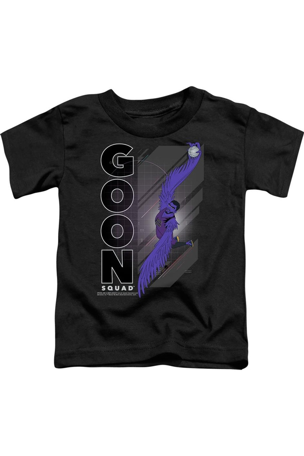 

Футболка для малышей Space Jam 2 The Brow с коротким рукавом Gildan, черный