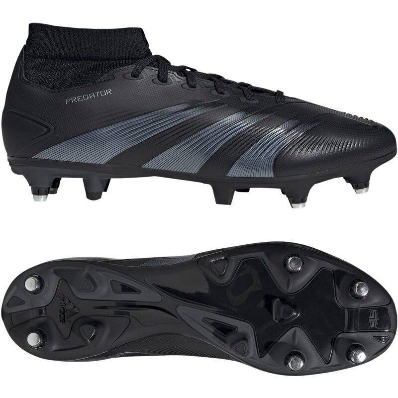 Футбольные бутсы Predator 24 League Sock SG для игры на травяном покрытии Adidas, мультиколор — фото 4