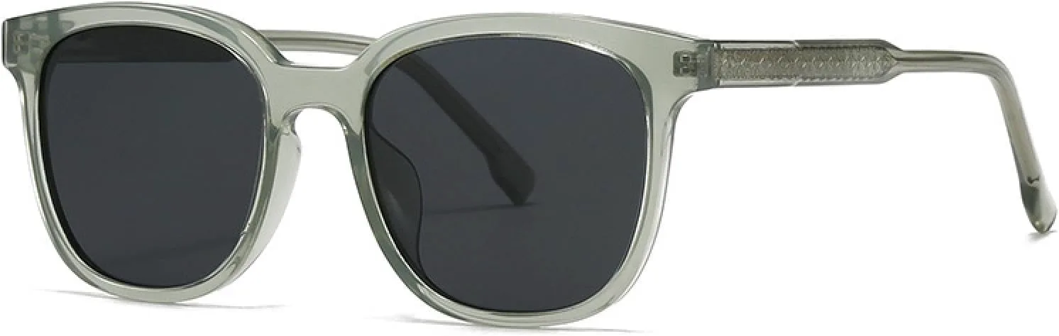 

Винтажные прямоугольные солнцезащитные очки для женщин, увеличенного размера, в стиле ретро, ​​с защитой от УФ-излучения UV400 TVTBBVV, C6 Light Green Black