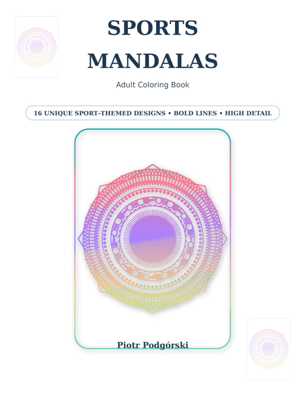 

SPORT MANDALAS: Adult coloring book (Independently published)