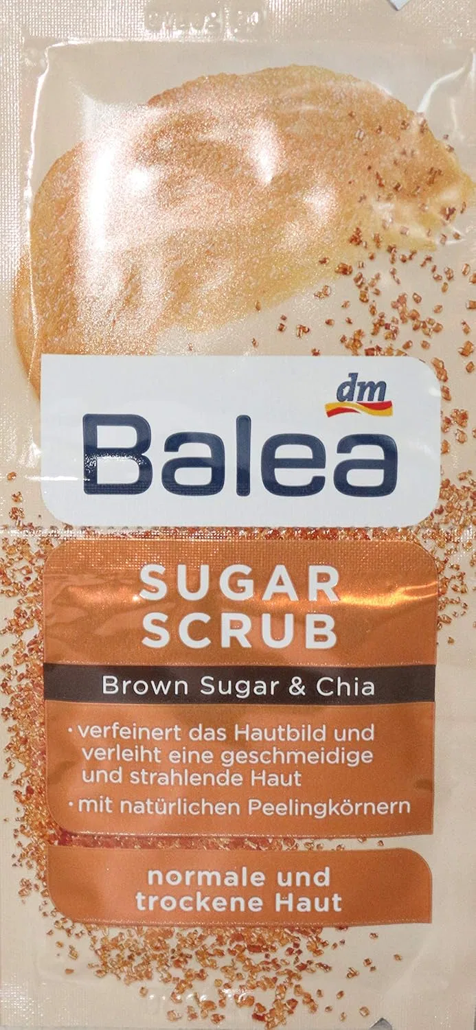 Сахарный скраб Balea «Brown Sugar & Chia» 10 шт. Balea