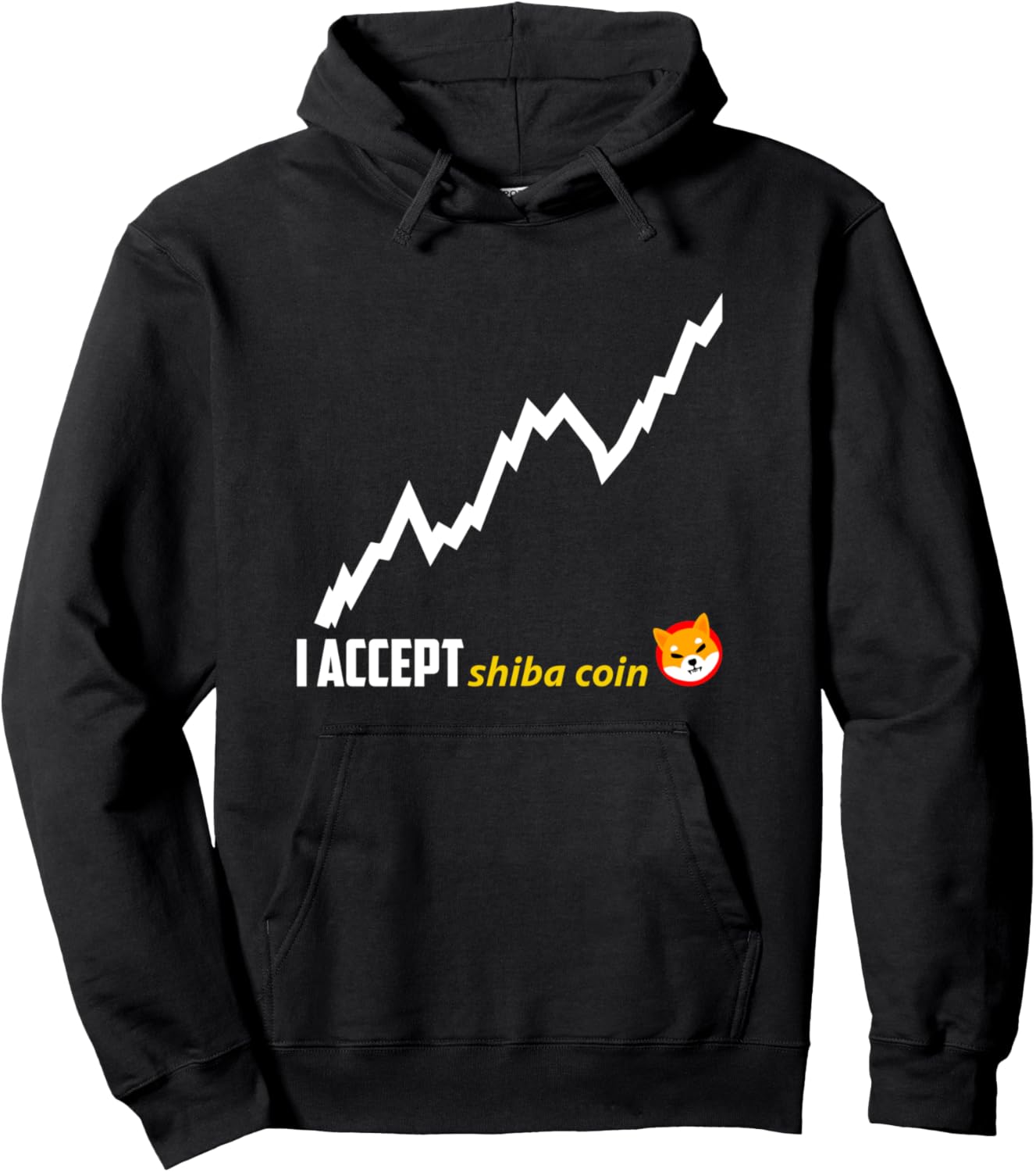 

Я принимаю Turf Coin Миллионер Цифровая криптовалюта Юмор Худи Shiba Inu Coin Vibes, черный