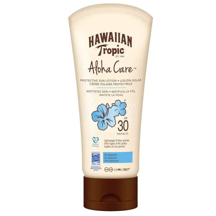 

Солнцезащитный крем aloha care protección corporal matificante Hawaiian Tropic, объем 180 мл
