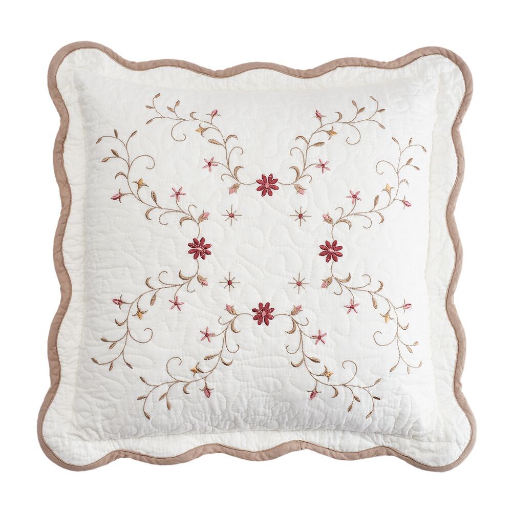 

Декоративная подушка с вышивкой Sonoma Goods For Life, цвет Amelia Ivory