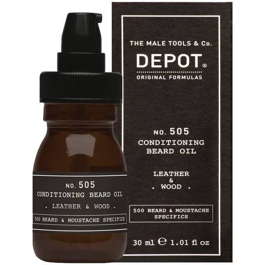 

Кожа и дерево, Масло для бороды, 30 мл Depot No.505