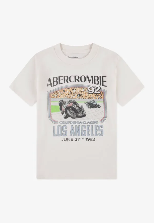 Классическая калифорнийская футболка с принтом Abercrombie & Fitch, Jet Stream