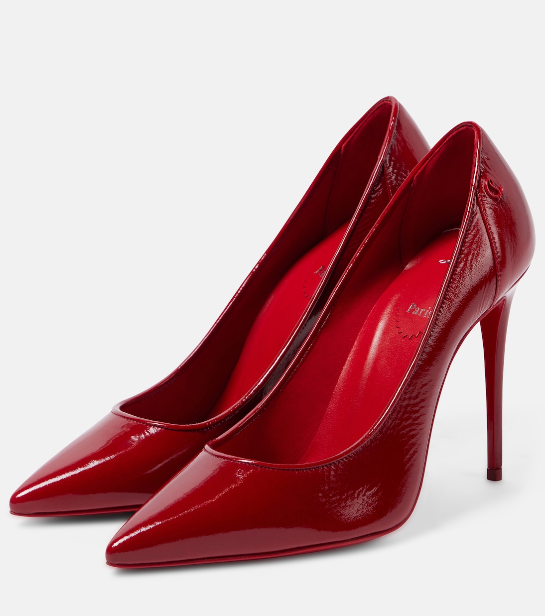 Спортивные туфли Kate 100 из лаковой кожи Christian Louboutin, Loubi/Lin Loubi — фото 4