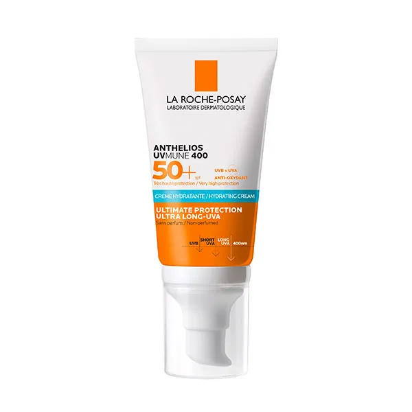 

Увлажняющий солнцезащитный крем Anthelios Uv-Mune 400 Crema Hidratante Spf50 La Roche Posay, 50 ml