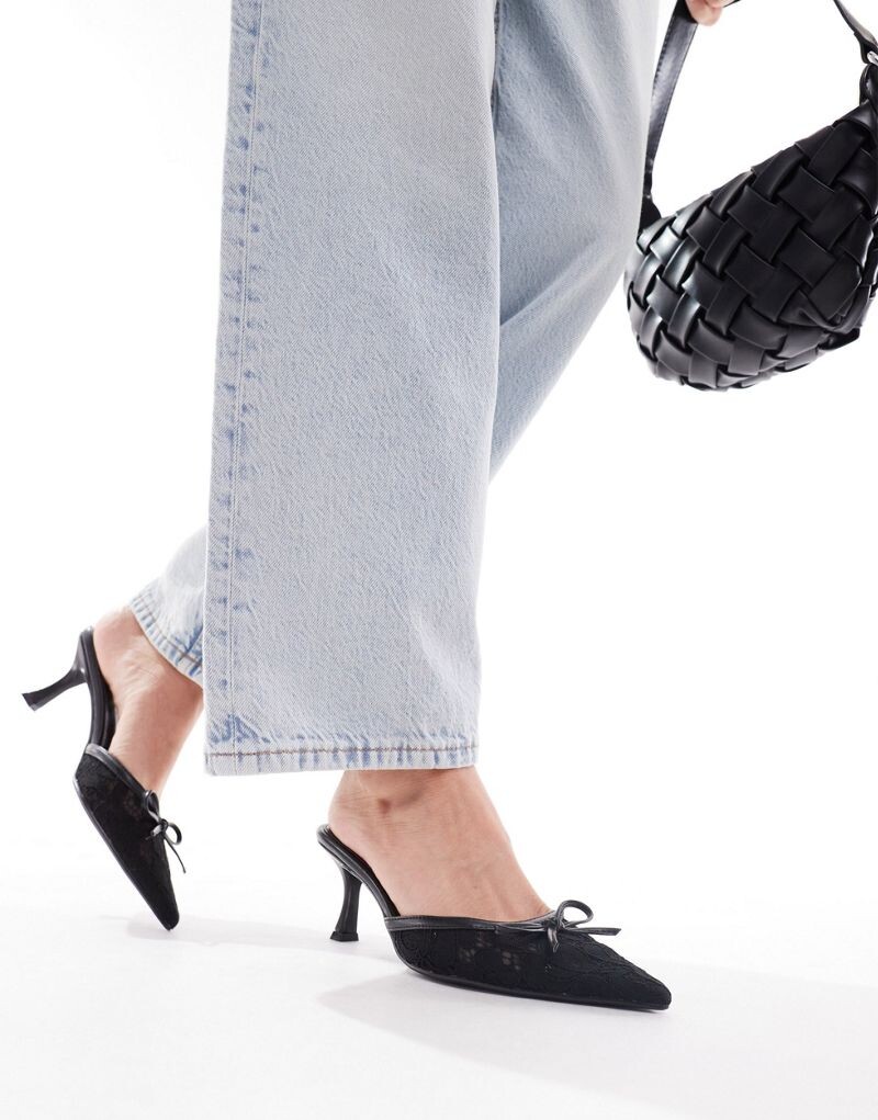 

SIMMI London - Ailla - Мюли из кружева с заклепками и бантом SIMMI Shoes