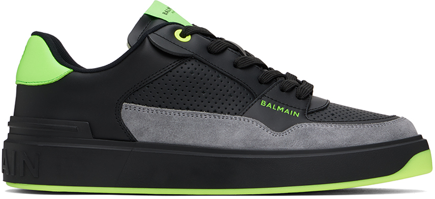 

Кроссовки B-Court Flip черного и зеленого цвета Balmain