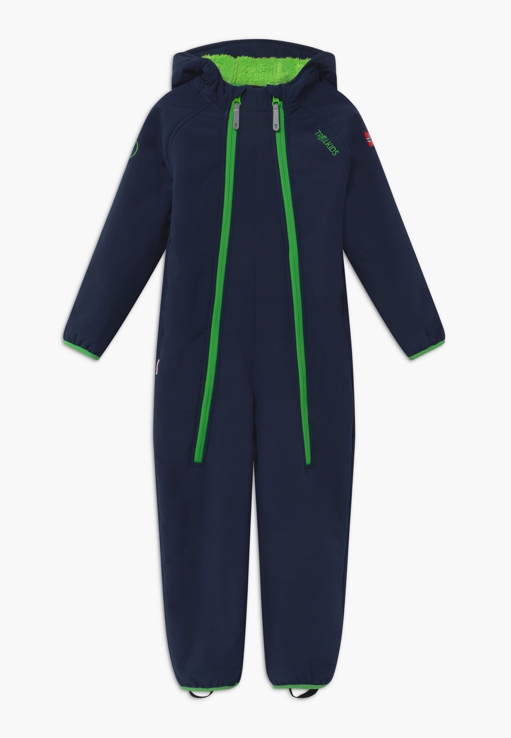 

Зимний комбинезон NORDKAPP OVERALL UNISEX TrollKids, цвет navy/green