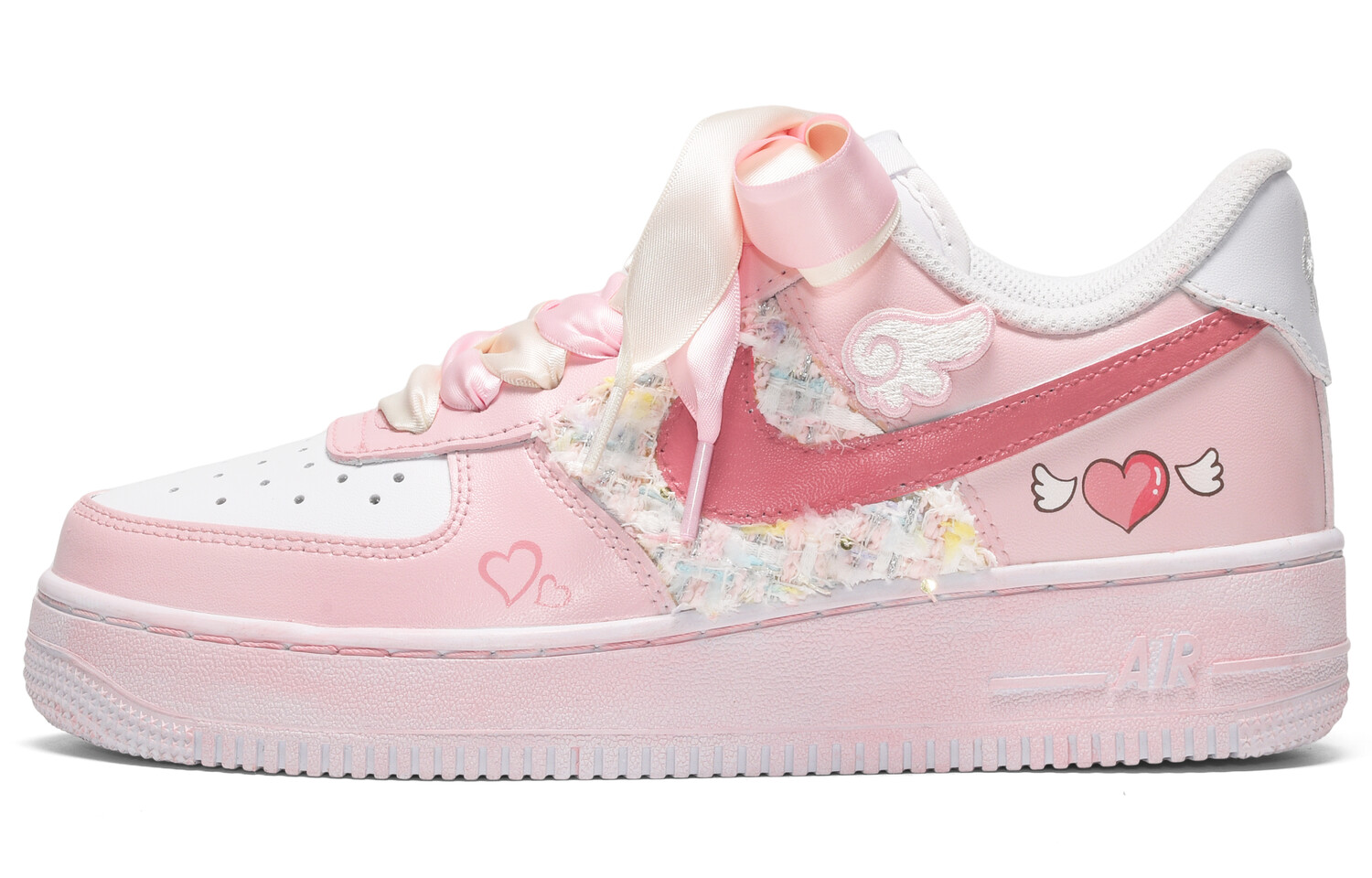 

Кроссовки Nike Air Force 1 Skateboard Shoes Women's Low-Top Pink