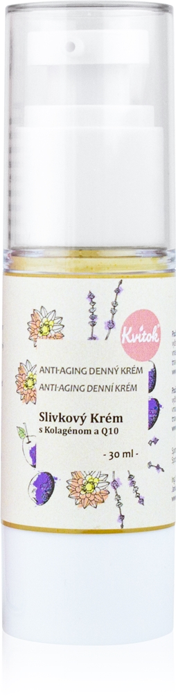 

Крем сливовый с коллагеном и Q10 дневной крем для зрелой кожи Kvitok, 50+ 30 мл