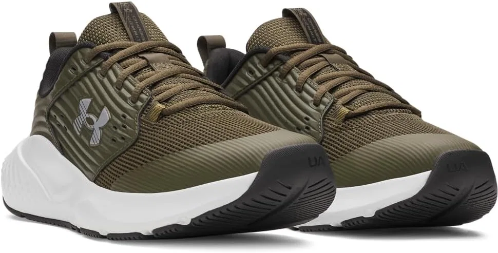 Кроссовки Under Armour Charged Commit Tr 3 Cross Trainer для мужчин, Expedition Green Halo Gray Steel — фото 2