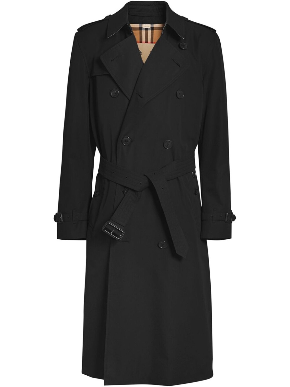 

Burberry тренч The Kensington Heritage, черный