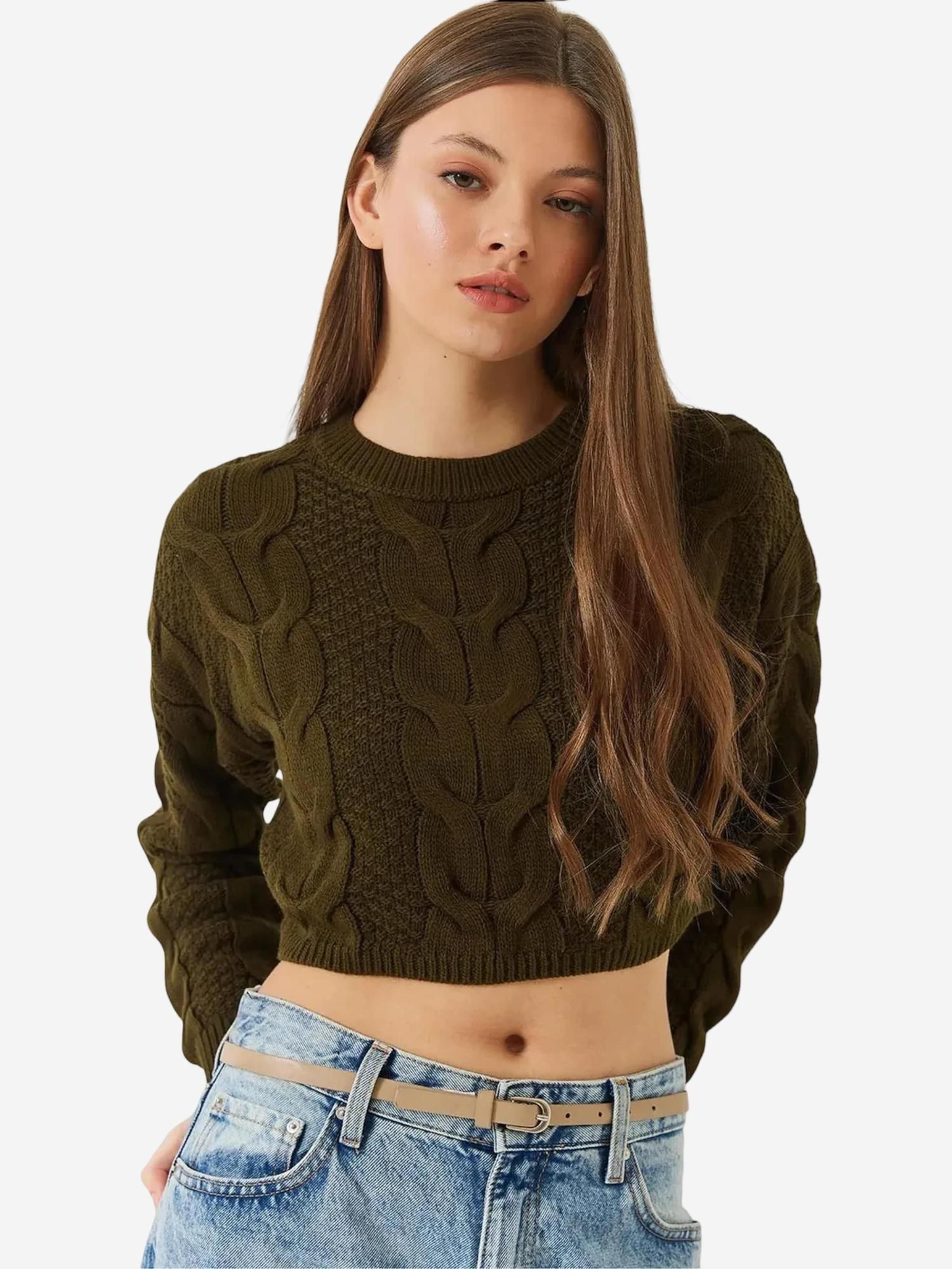 

Bianco Lucci Свитер в оливковом цвете