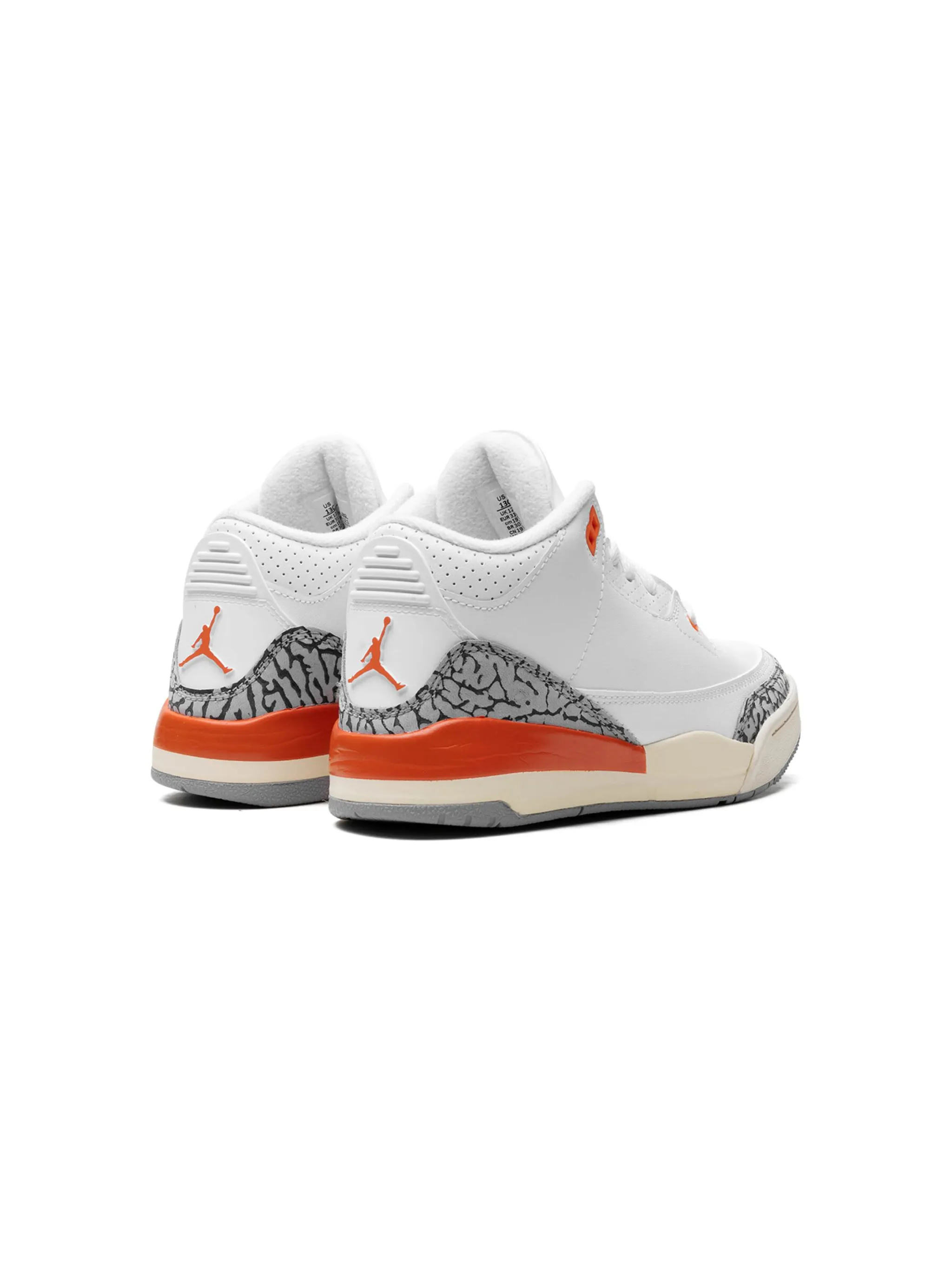 Кроссовки Air Jordan 3 Retro Georgia Peach Jordan Kids, белый — фото 3