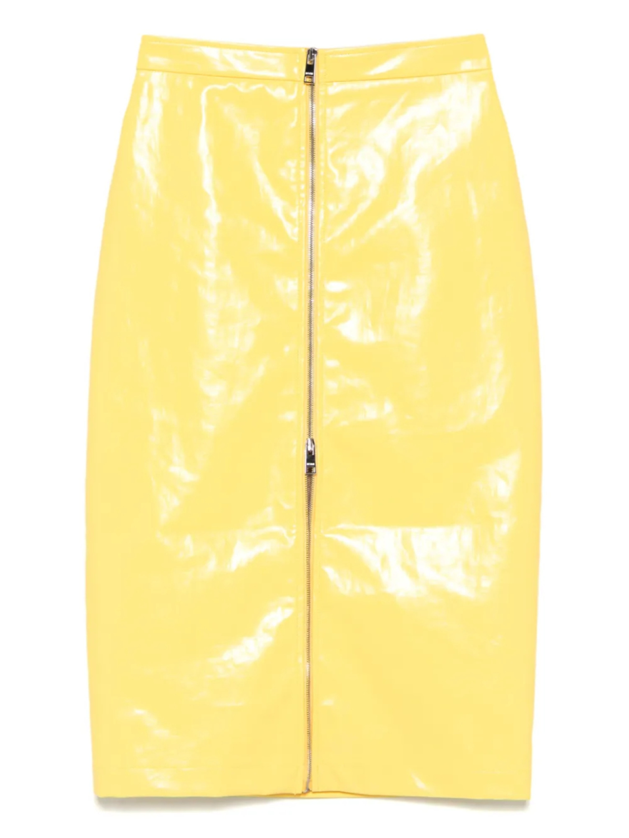 

Юбка миди с покрытием MSGM, желтый