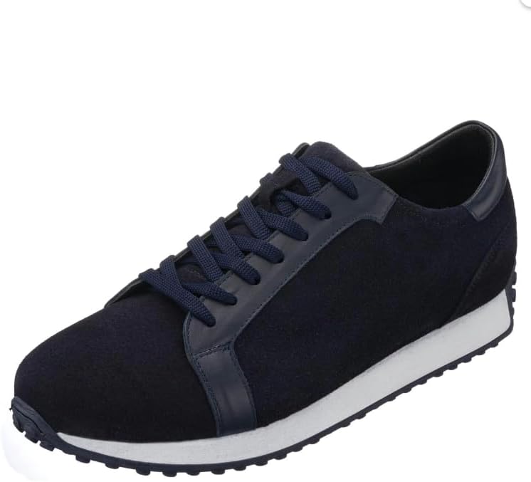 

Мужские кроссовки DALGALA большого размера, темно-синие, из натуральной замши, ручной работы, легкие, модные