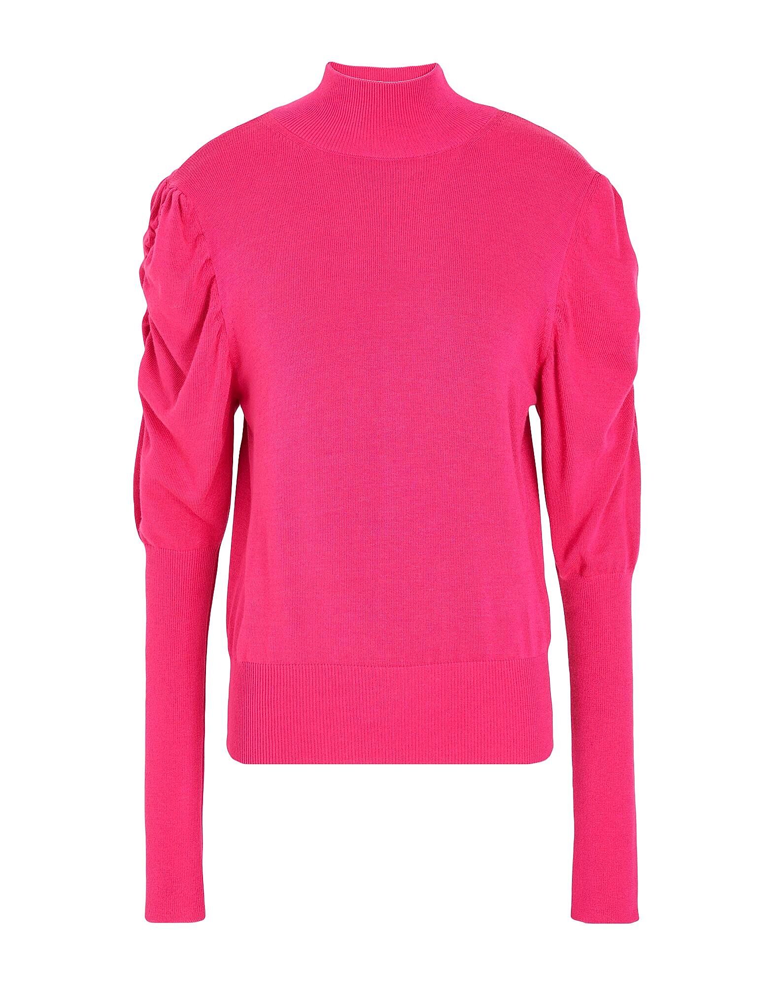 

Водолазка Viscose Blend Puff Shoulder Crewneck 8 By Yoox, фуксия