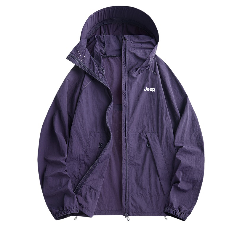 

Суперлегкая дышащая одежда с UV-защитой и охлаждающим эффектом для мужчин и женщин Jeep, темно-фиолетовый