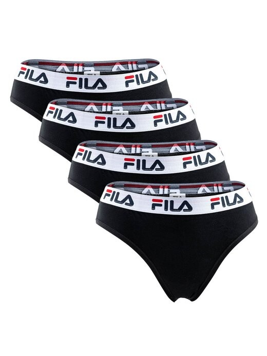 

Трусы, упаковка из 4 шт. Fila, черный