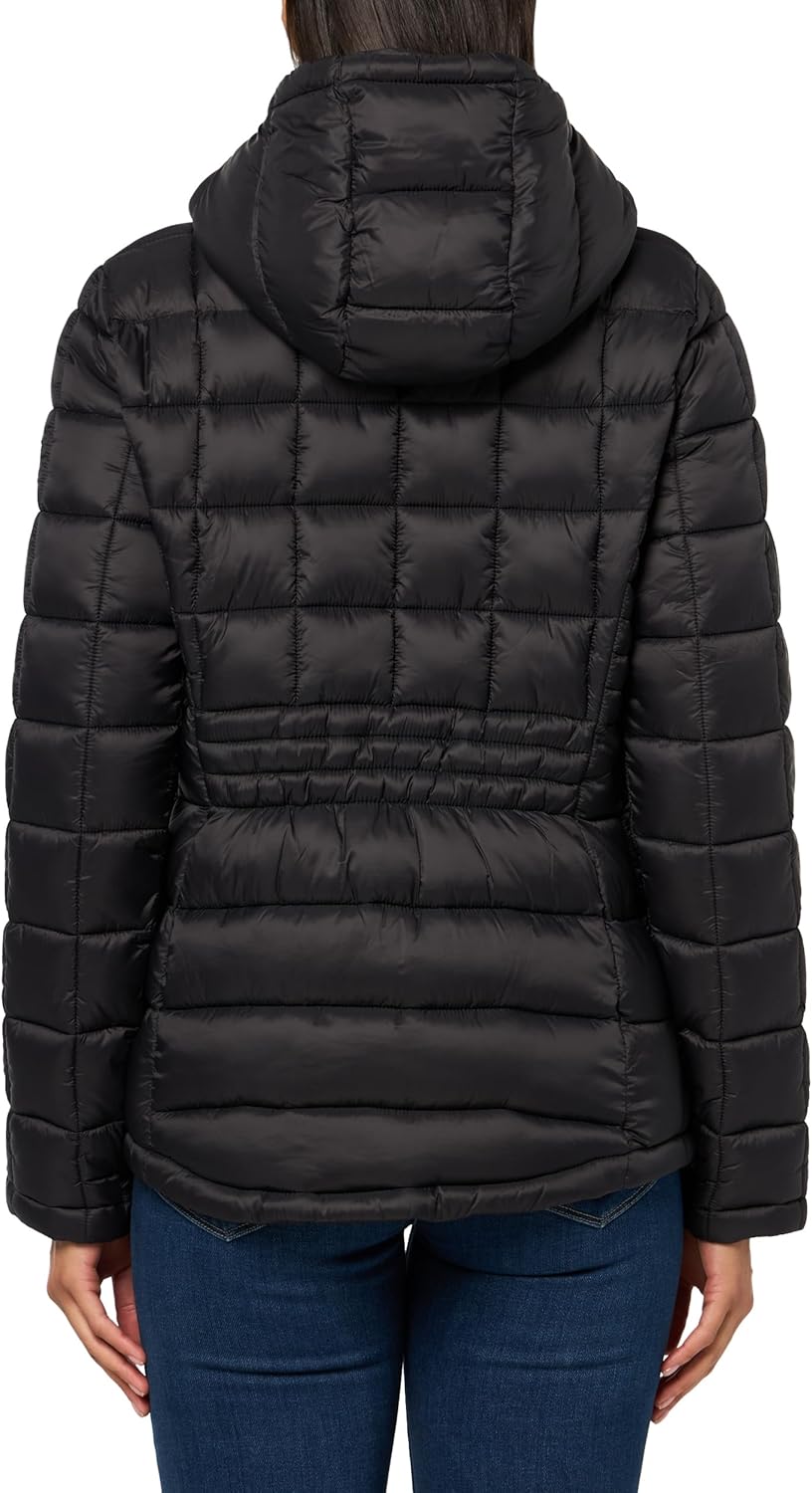 Женская повседневная куртка Tommy Hilfiger Zip Up с длинным рукавом, легкая, Black — фото 2