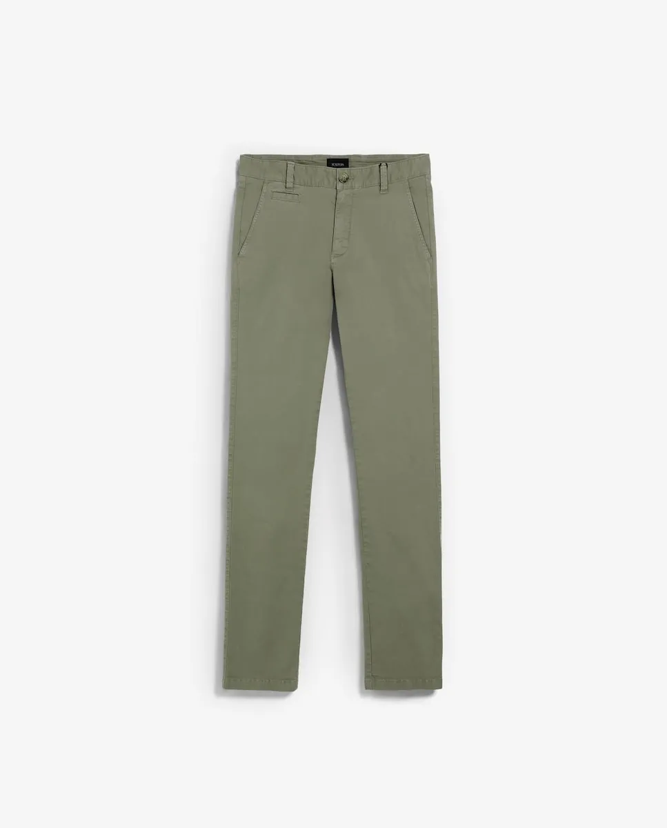 

Мужские брюки чинос прямого кроя с боковыми и задними карманами Scalpers, оливковый зеленый