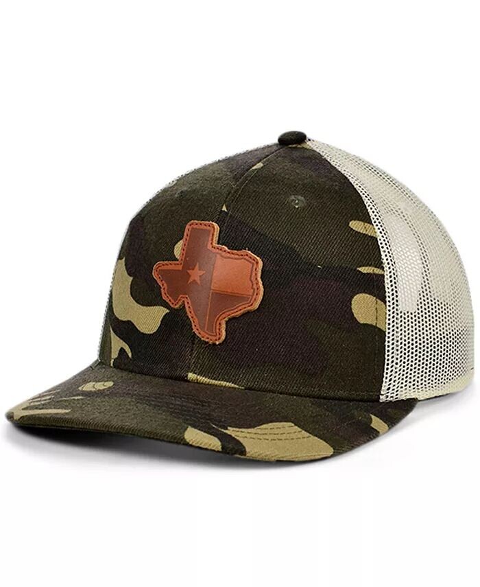 

Изогнутая кепка дальнобойщика с нашивкой штата Техас Woodland Local Crowns Lids