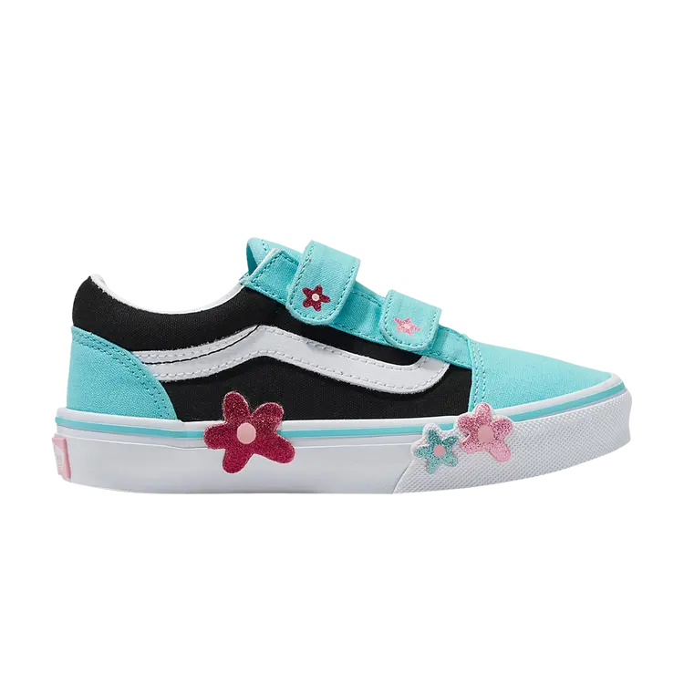 

Кроссовки Old Skool V Kids, цвет Glitter - Flower Power