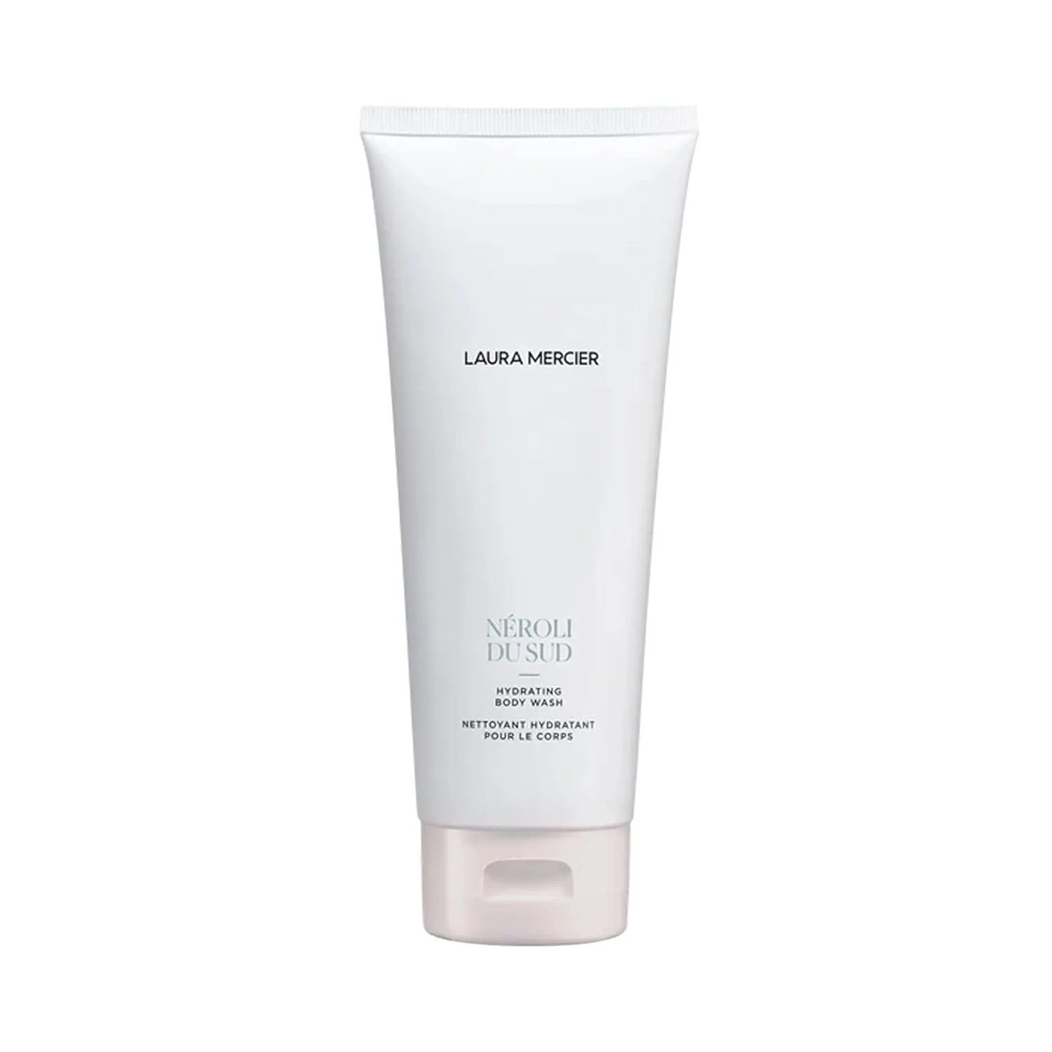 Увлажняющий гель для душа Laura Mercier, пенящееся средство для ежедневного использования, увлажнение до 10 часов, смягчает и разглаживает кожу, не сушит кожу, кремообразная гелевая текстура., Néroli du Sud