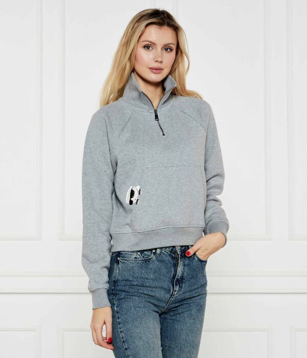

Джемпер иконка прятки Relaxed fit Karl Lagerfeld, серый