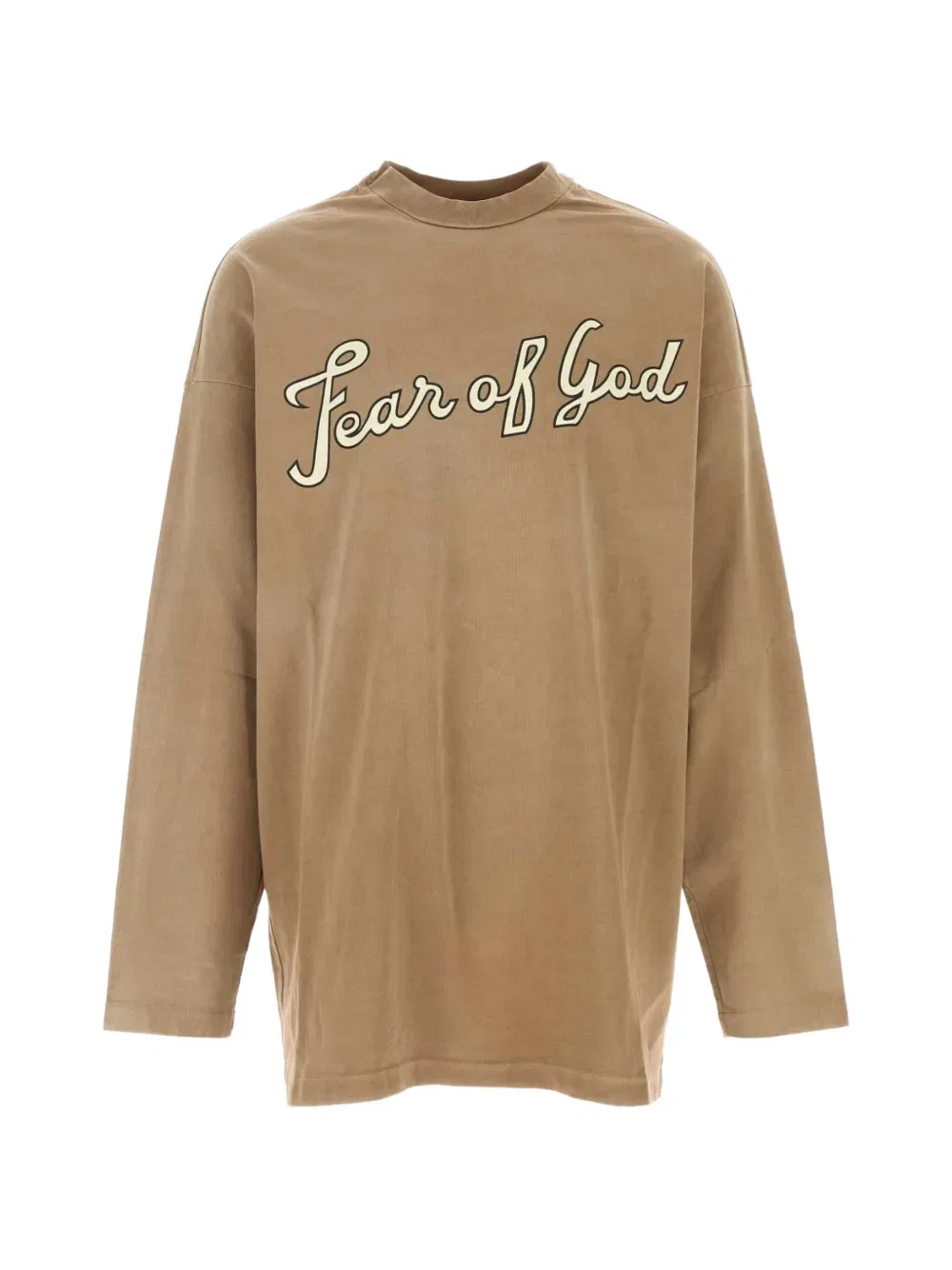 Футболка с длинными рукавами Fg 9 Fear Of God, коричневый