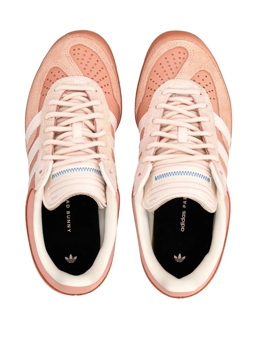 Кроссовки Gazelle из коллаборации с Bad Bunny Adidas, розовый — фото 3