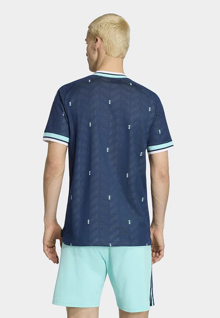 Футболка из аутентичного джерси Germany 26 Away Adidas, темно-синий — фото 2