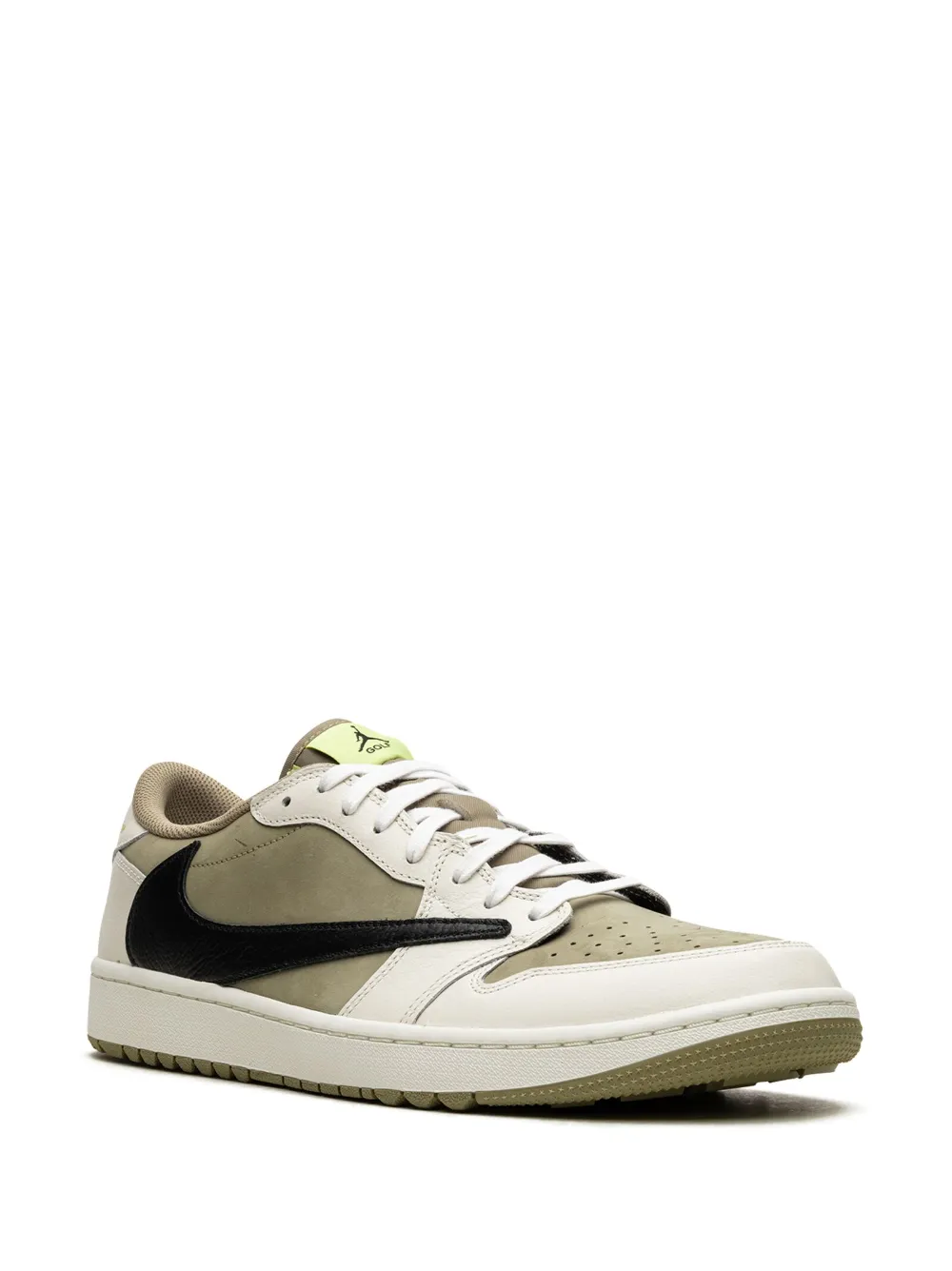 Кроссовки x Travis Scott Air  1 Low Golf Jordan, белый — фото 2