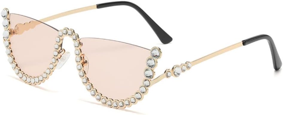 

MUTYNE Винтажные круглые солнцезащитные очки с бриллиантами для женщин, сексуальные, роскошные, полуовальные, с кристаллами, в стиле ретро, ​​модные солнцезащитные очки со стразами, D3