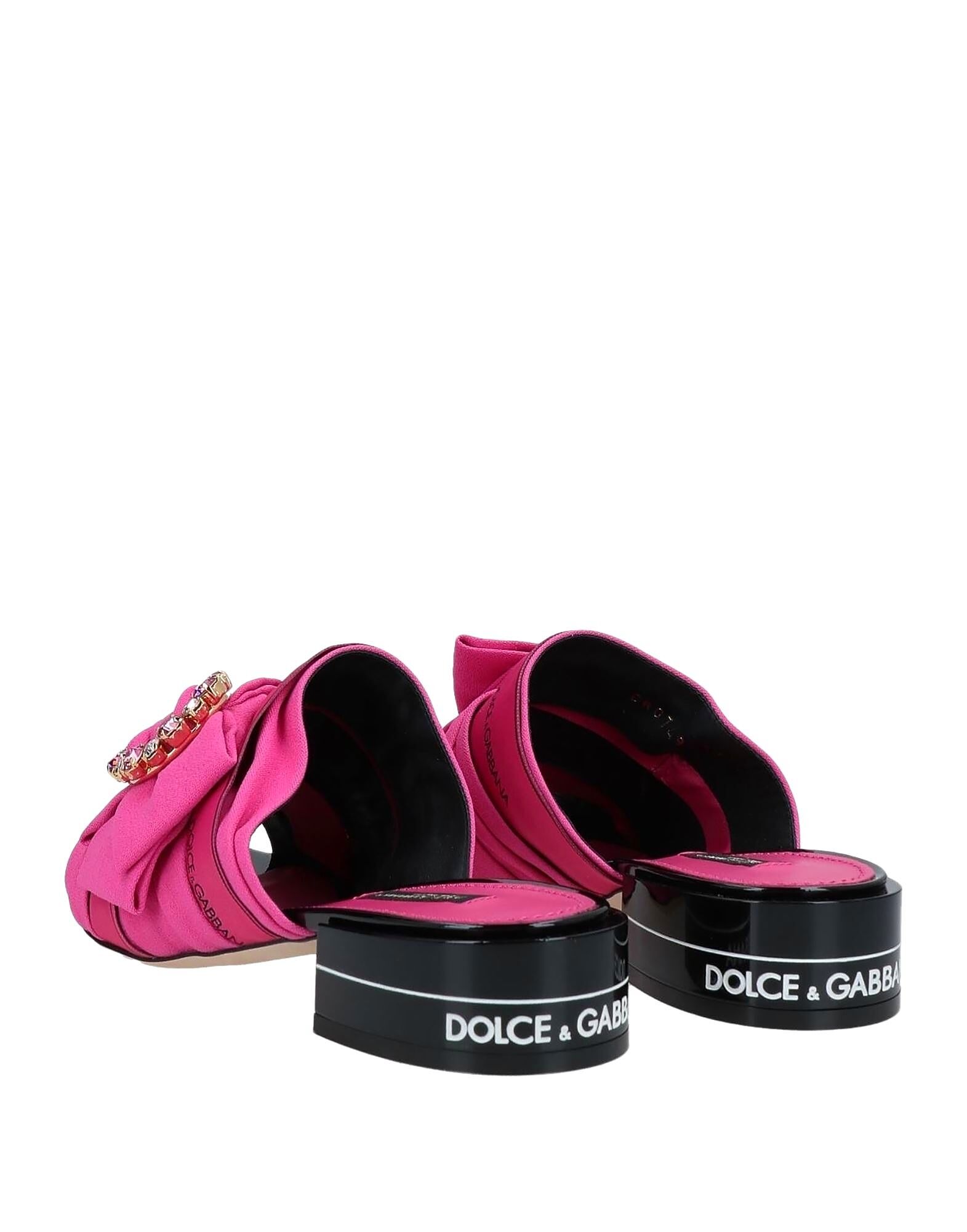 Сандалии Dolce&Gabbana, фуксия — фото 3