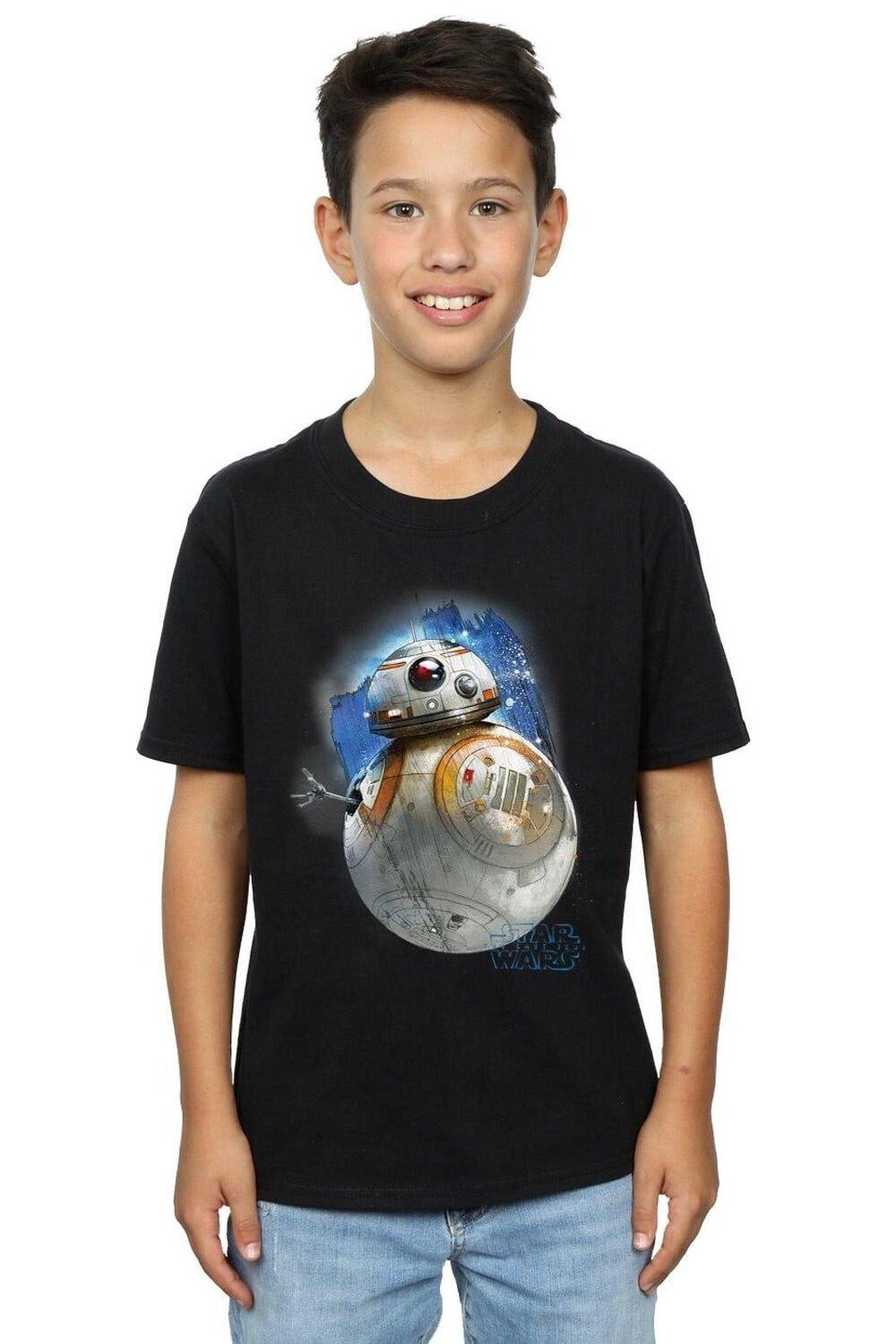 

Матовая футболка «Последний джедай BB-8» Star Wars, черный