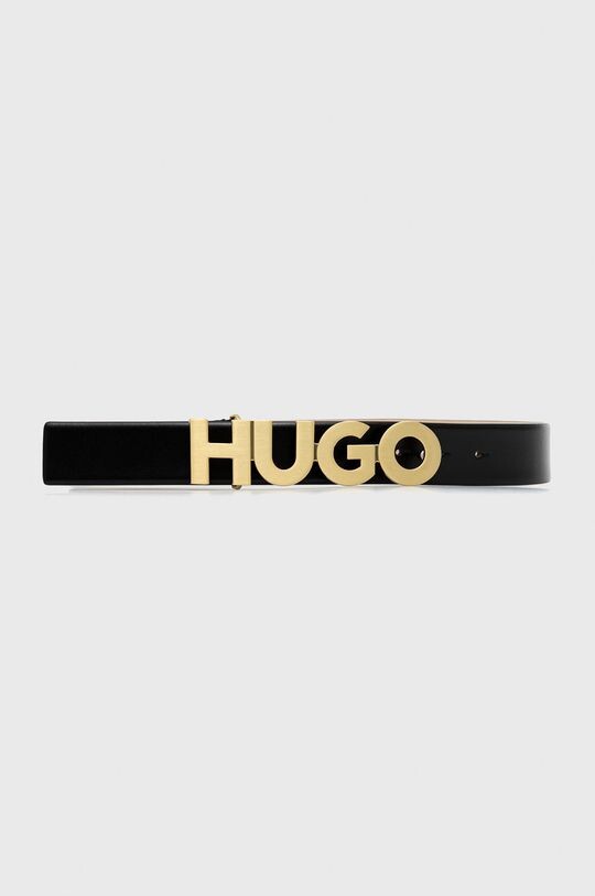 

Кожаный ремень HUGO Hugo, черный