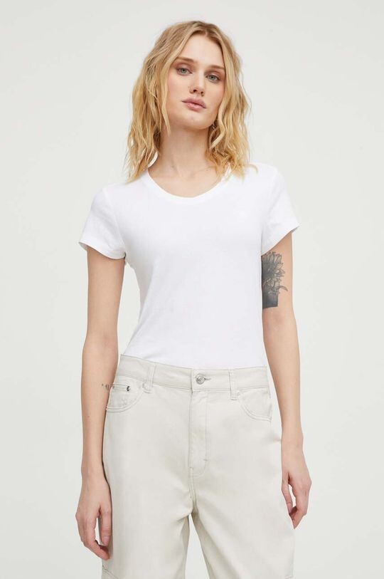 

Хлопковая футболка G-Star Raw, белый
