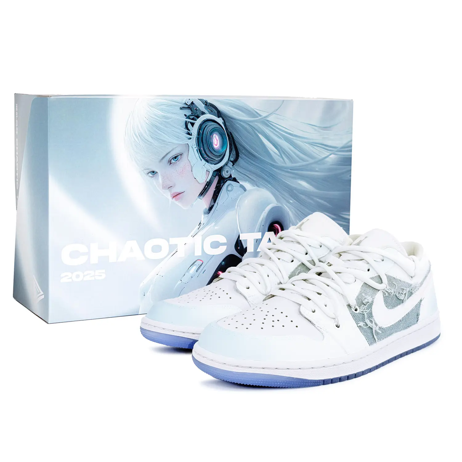 

Jordan Винтажные баскетбольные кроссовки Air 1 Low топ унисекс светло-голубые, цвет Light Blue