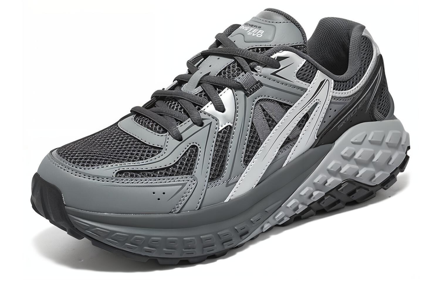 Кроссовки Skechers Sport Lifestyle Shoes Men Low-top Charcoal Color, цвет Charcoal — фото 3