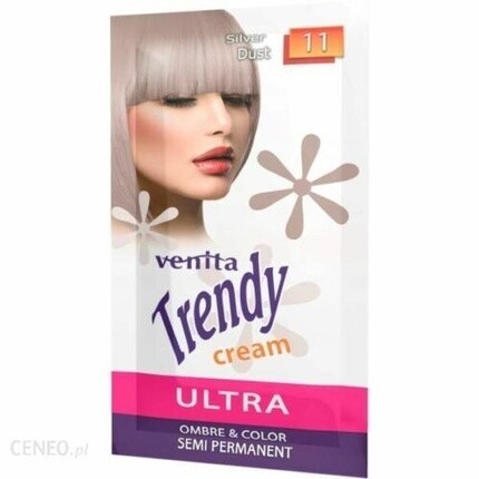 

Полуперманентная крем-краска для волос Venita Toner Trends Bag 11 Silver Dust, Cosmelogia