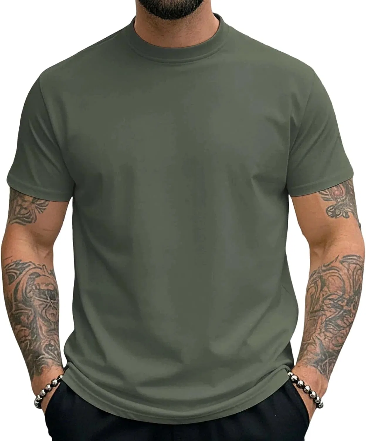 Мужская футболка Athletic Quick Dry, Army Green