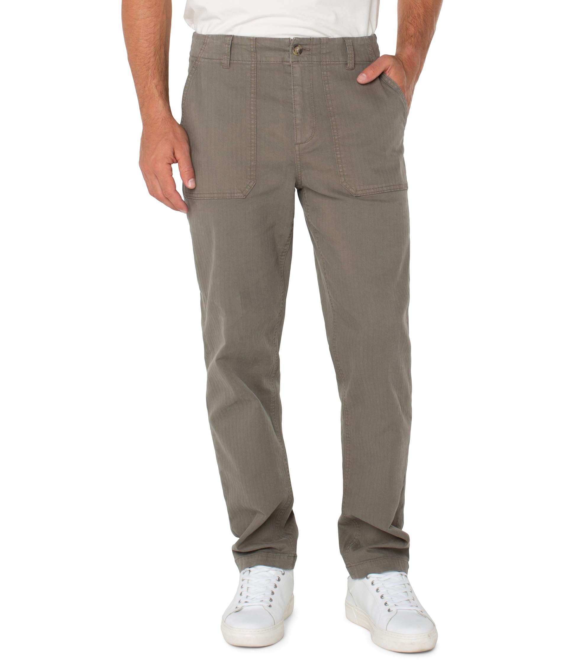 

Брюки Liverpool Los Angeles Utility Pants, цвет Pewter Green