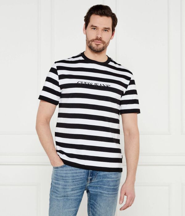 

Футболка мужская Guess Jeans в полоску, белый