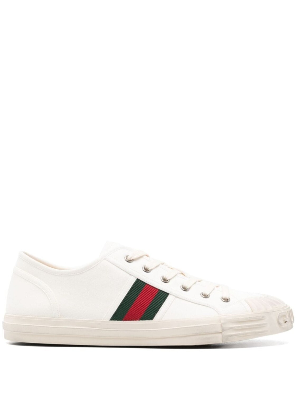 

Gucci кроссовки с отделкой Web, белый