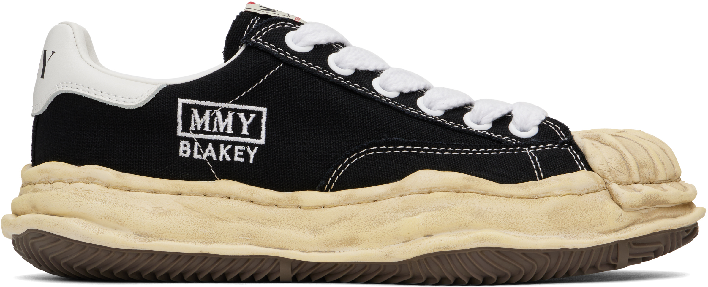 

Кроссовки Blakey OG Dyed Sole Canvas Low-Top Maison MIHARA YASUHIRO, черный