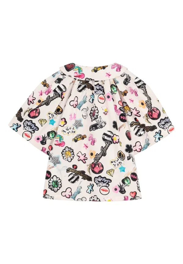 Блуза Marc Jacobs Kids, розовый — фото 3
